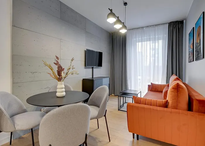 Angielska Grobla Center & Marina By Downtown 公寓式酒店 格但斯克